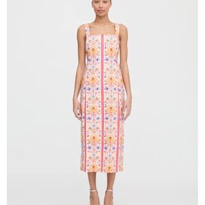 NWT Hill House Hill House Iris Dress - Floral Block Stripe S